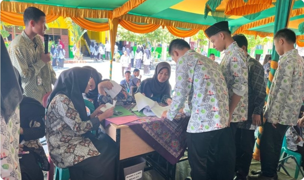 MAN 1 Musi Banyuasin Gelar Pemilihan OSIM, Rohis, dan UKS, Pasangan Baru Terpilih untuk Periode 2025–2026