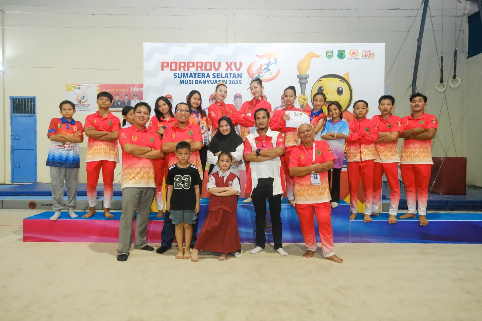 Senam Gymnastik Muba Torehkan 10 Medali di Porprov XV Sumsel 2025, Buktikan Pembinaan Atlet Muda Berbuah Manis