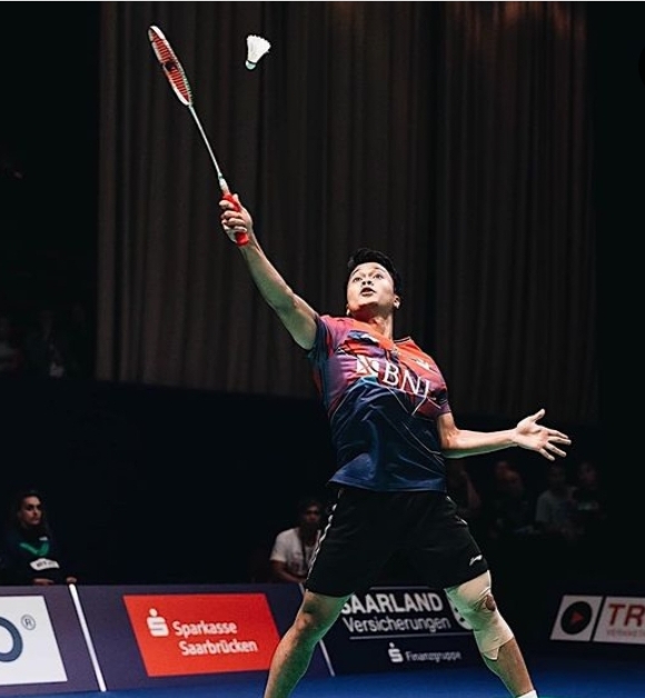 Jatuh Bangun, Ginting Akhirnya Melaju Semifinal India Open 2023