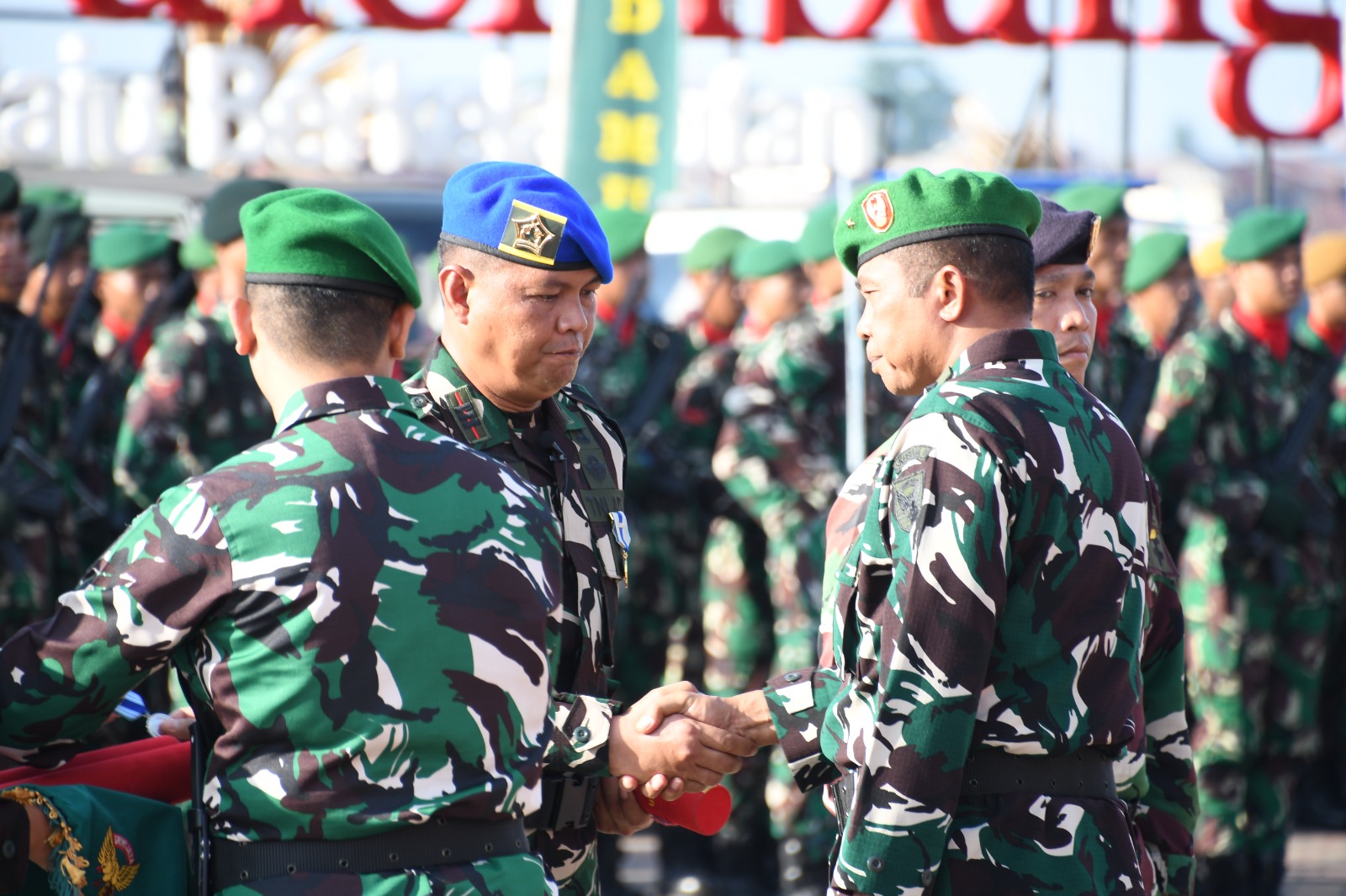 Dansubdenpom Persiapan Sekayu Terima Satya Lencana Kesetiaan XXIV dari Presiden Prabowo di HUT ke-80 TNI