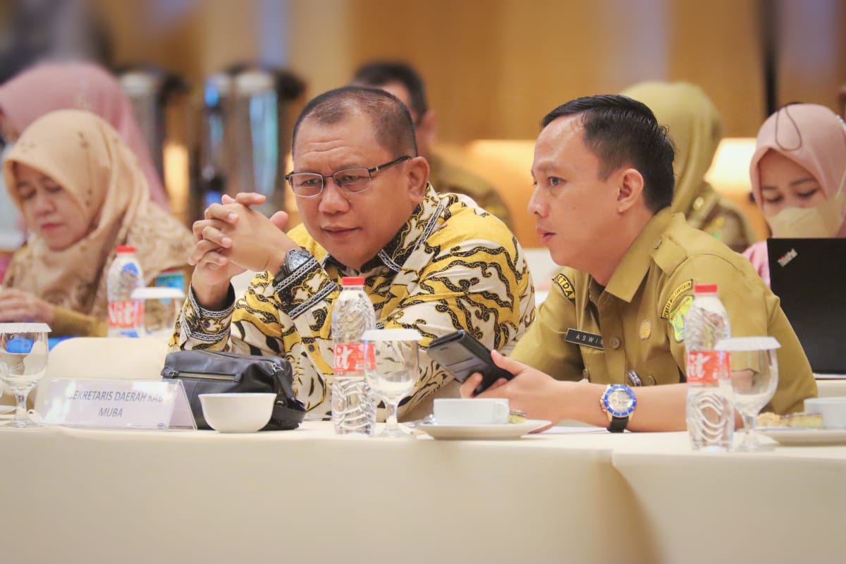 Pemkab Muba Hadiri High Level Meeting (HLM) dan Rakor TPID Tingkat Provinsi 