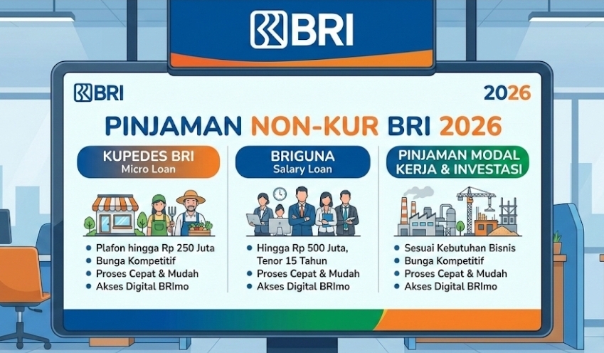 Alternatif KUR, Ini Pilihan Pinjaman Non KUR BRI 2026 yang Paling Banyak Diminati