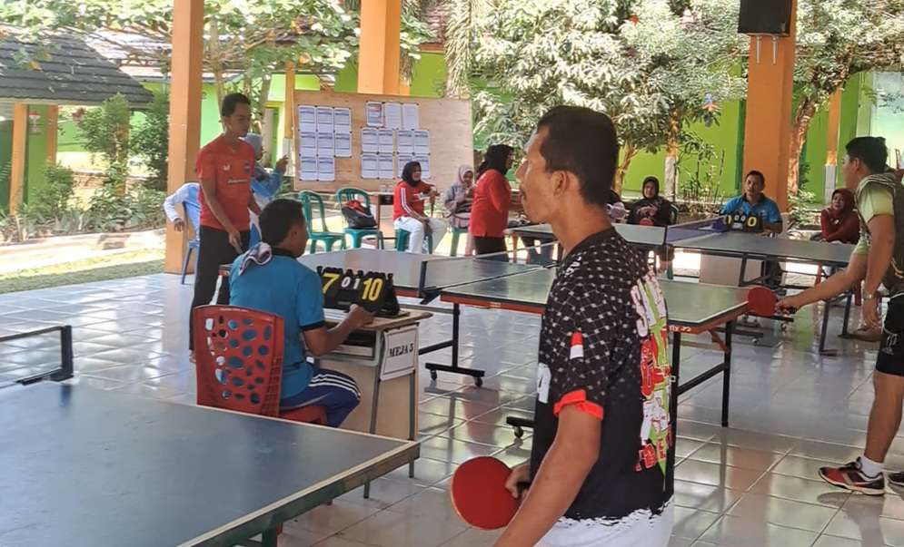 Sungai Lilin Gelar Turnamen Tenis Meja Perdana Meriahkan HUT RI ke-80