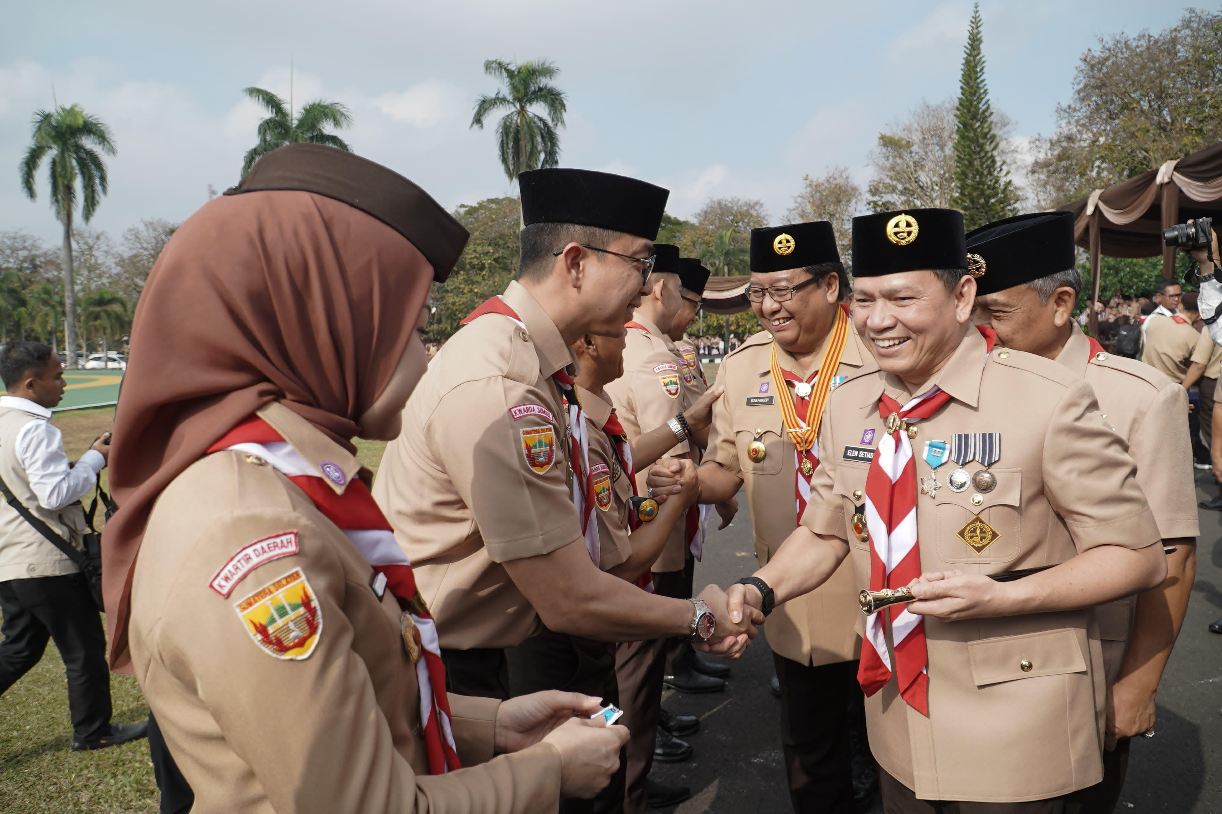 Pj Gubernur Sumsel Pimpin Upacara Hari Pramuka, Serukan Pentingnya Peran Pramuka dalam Masyarakat