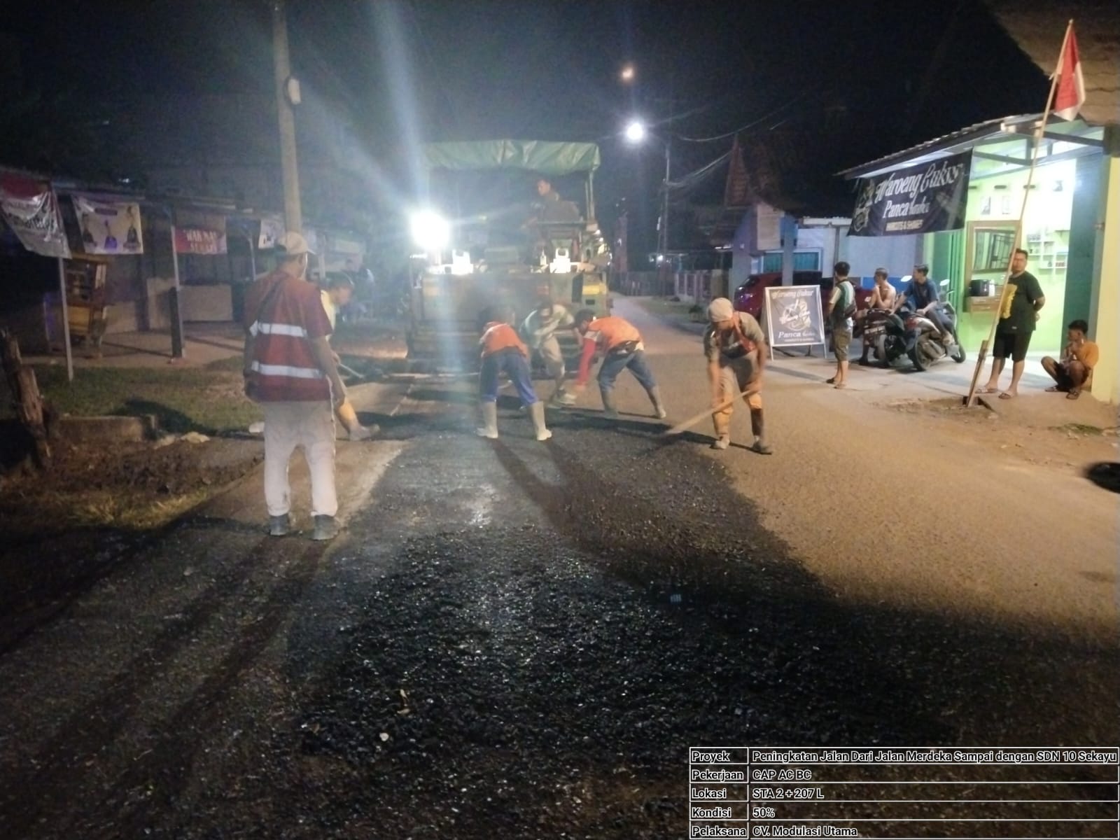 Pemeliharaan Jalan Merdeka Sekayu Sepanjang 2,8 KM Dimulai 