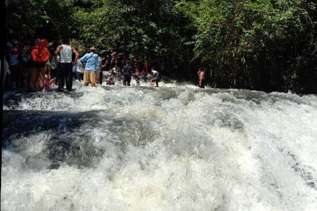 Minim Fasilitas Penunjang, Objek Wisata Curug Leran di Muratara Kini Sepi Pengunjung 