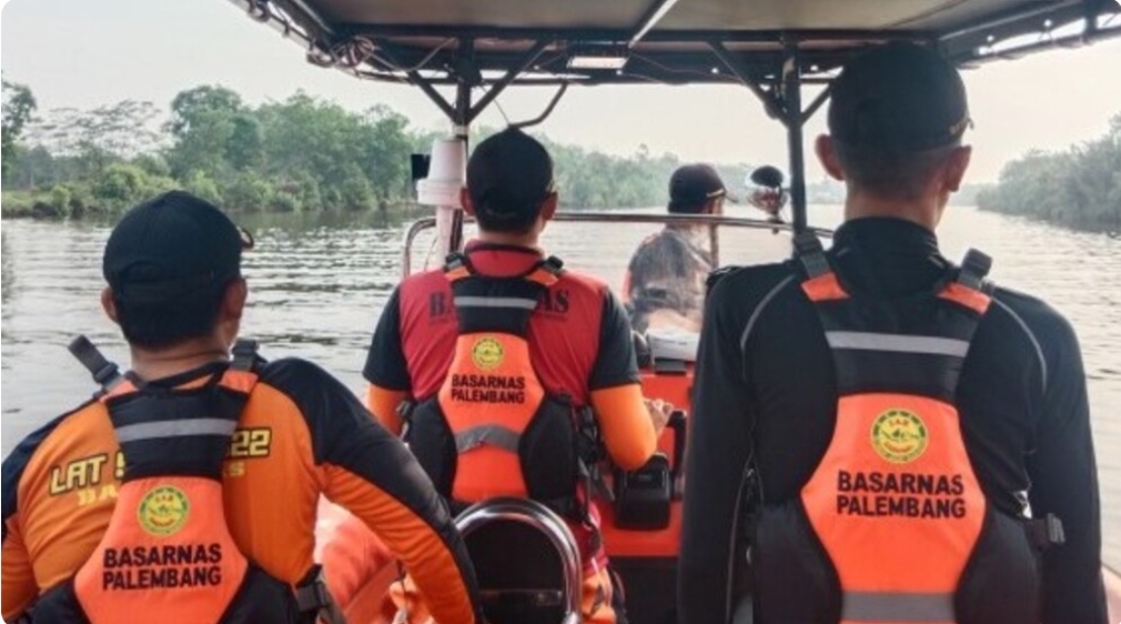 Kecelakaan Angkutan Air Kembali Terjadi di Perairan Banyuasin, Sebuah Perahu Tenggelam, Ada Korban Meningal