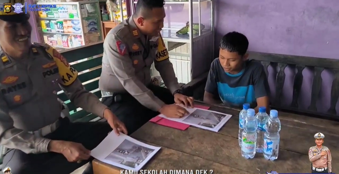 Ulah 2 Remaja di Sekayu, Tak Gunakan Helm, Malah Acungkan Jari Tengah Ke ETLE, Ini Langkah Satlantas Muba