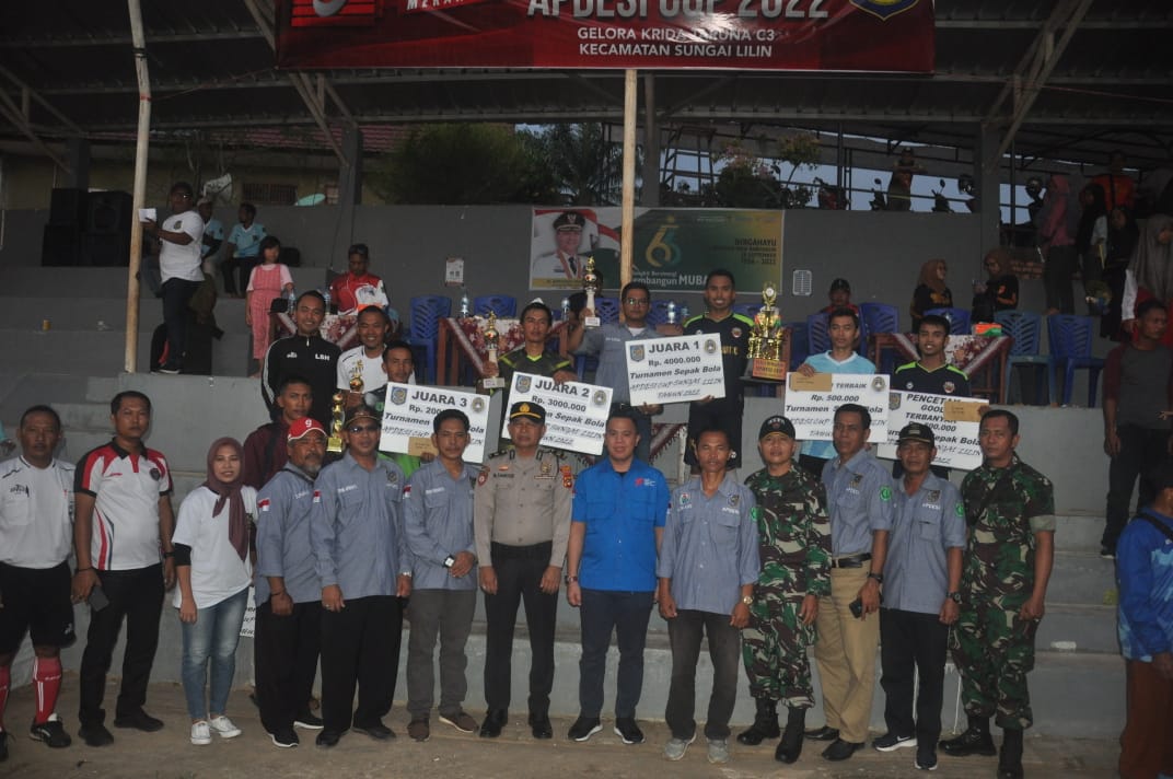 Apdesi Cup Sungai Lilin Sukses Digelar, Linggosari FC Raih Juara Pertama