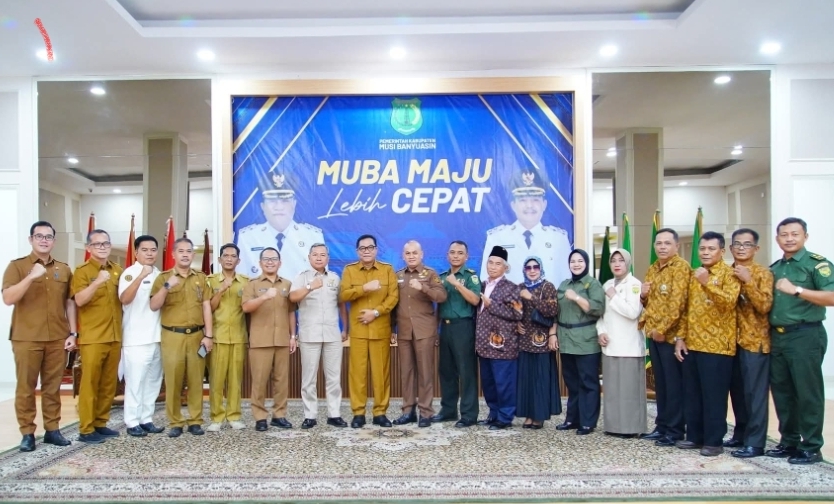 Bupati Muba Terima Audiensi LVRI, Komitmen Lestarikan Sejarah dan Perhatikan Veteran