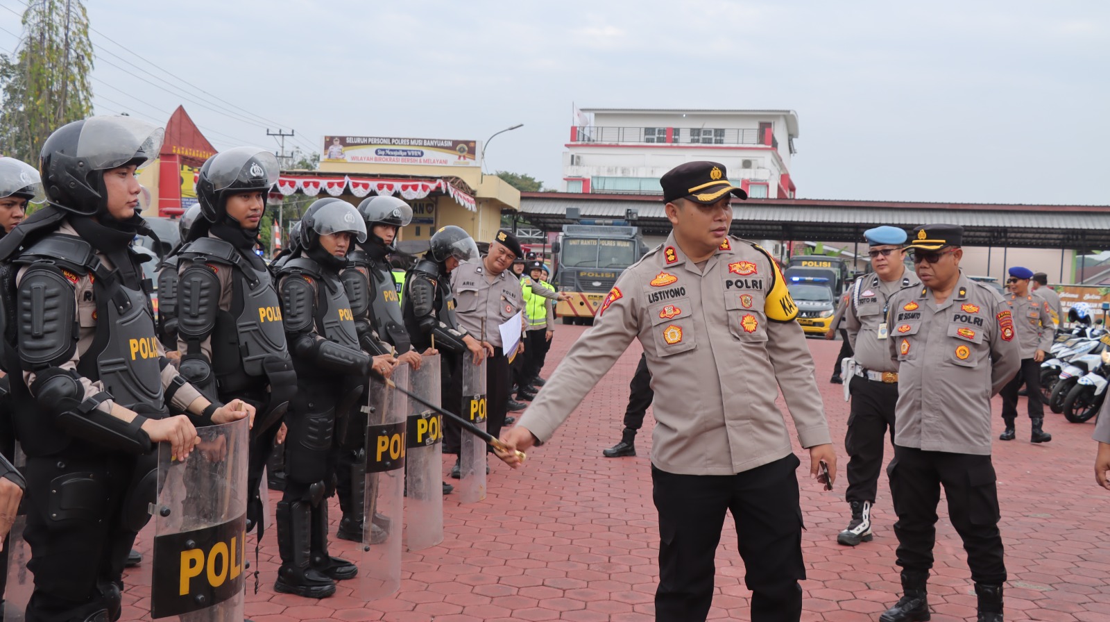 Polres Muba Pastikan Kesiapan Sarana dan Prasarana, Hadapi Pemilukada Serentak 2024