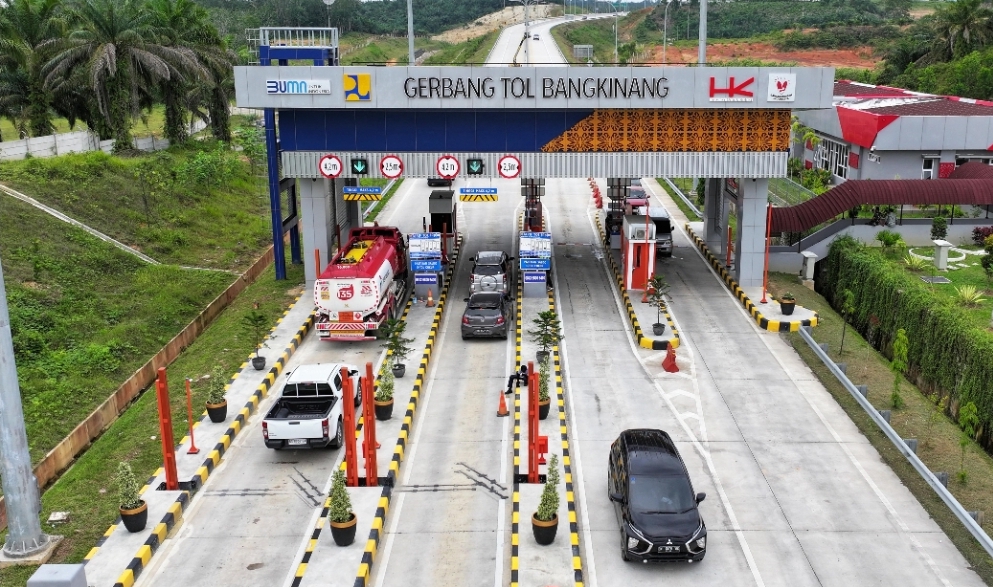459 Kendaraan Ramaikan Tol Trans Sumatera di Momen Libur Panjang