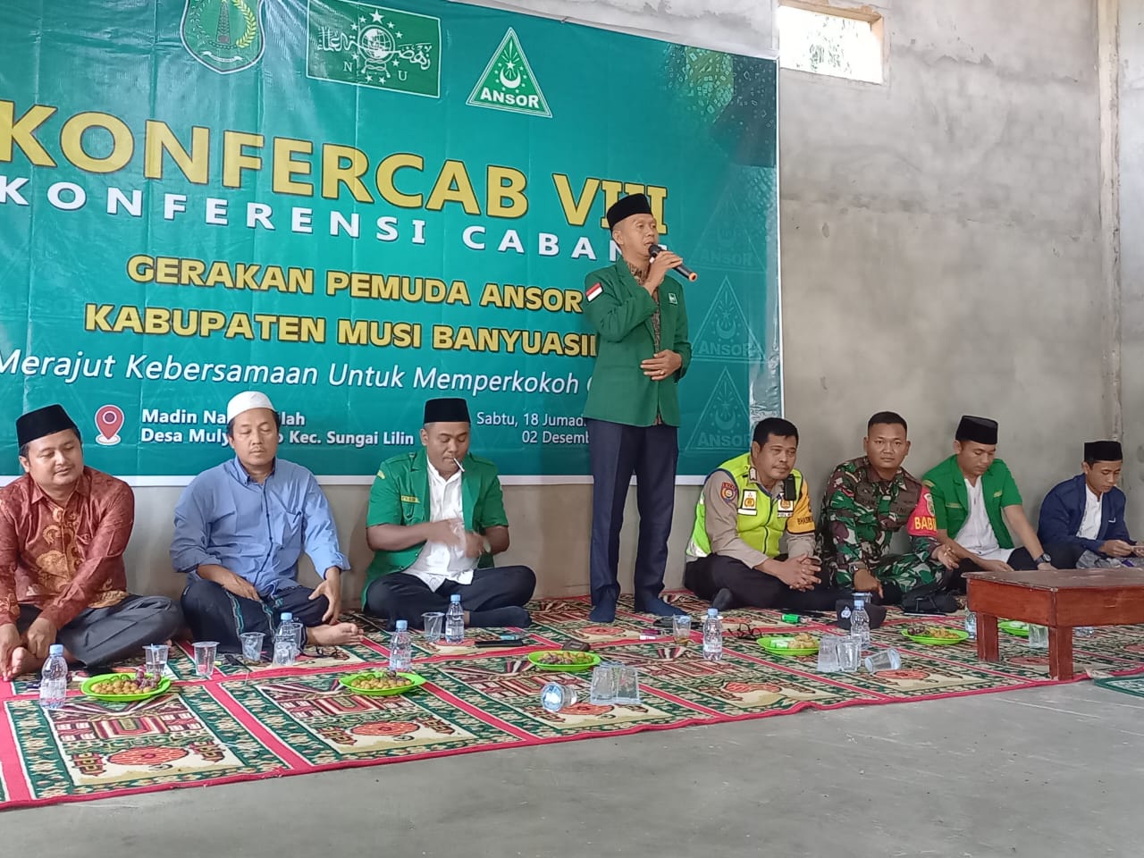 Hasil Konfercab VIII, Ahmad Ghozin Kembali Terpilih Ketua GP Ansor Muba