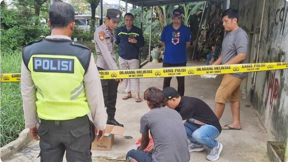 IRT di Kota Palembang Ini Terkejut, Temukan Jadad Orok Bayi Didepan Rumah