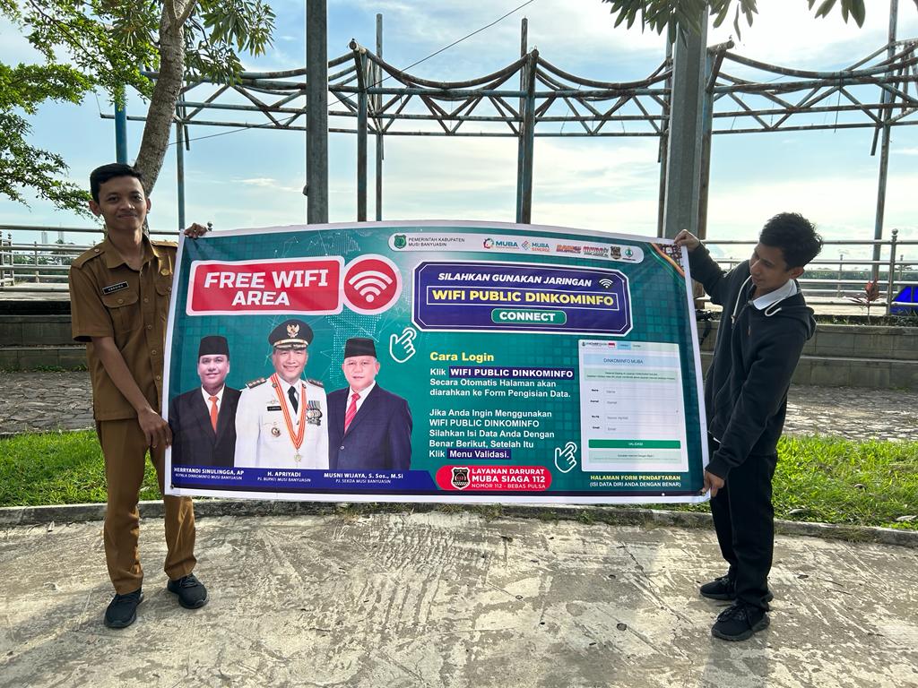 Dinkominfo Sediakan  10 Titik Selancar Internet Gratis di Ibu kota Kabupaten 