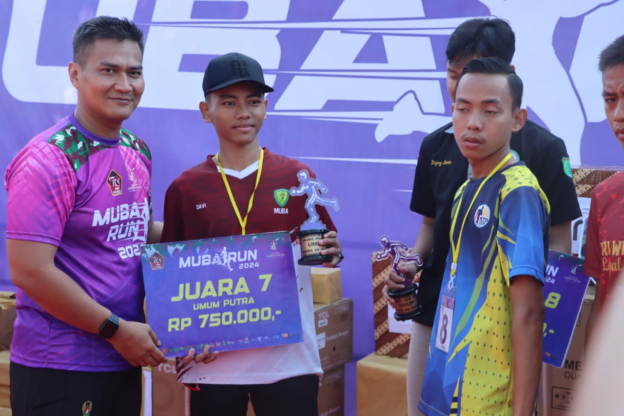 Muba Fun Run 2024 Berlangsung dengan Semarak, Bagikan Puluhan Door Prize Untuk Masyarakat 