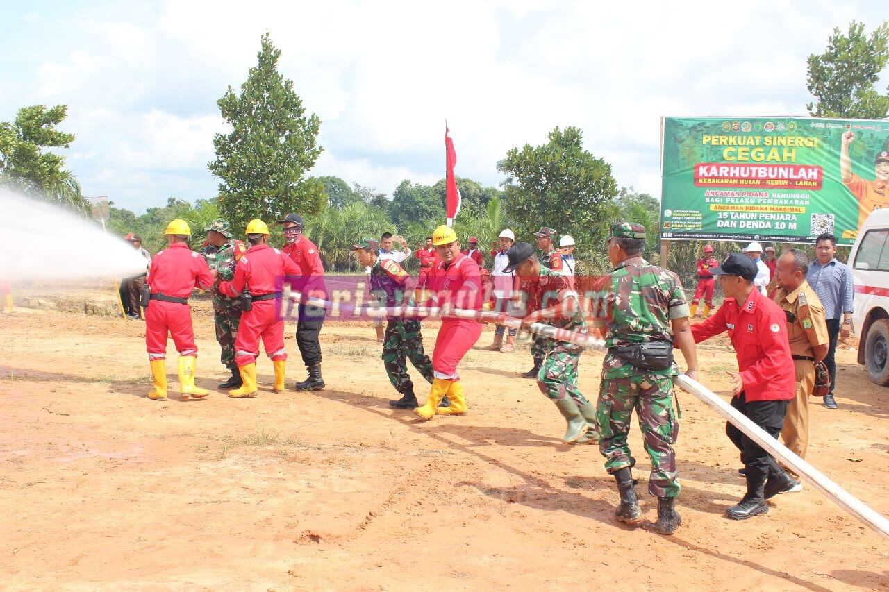 Antisipasi Karhutla 2023, PT Pinago Utama Tbk kembali Gelar Apel Siaga Gabungan