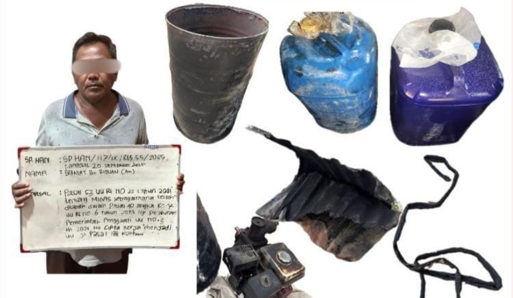 Penyulingan Ilegal Terbakar di Lawang Wetan, Pemilik Ditahan Polisi