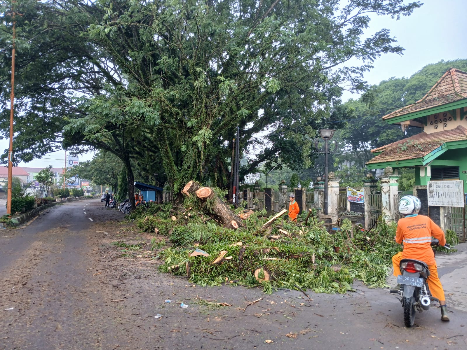 Pasca Dihantam Angin Kencang, Begini Kondisi di Lingkungan 1 Kayuara