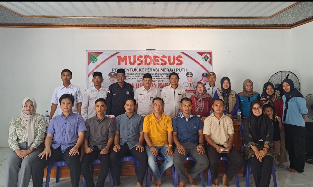 Giliran Desa Berlian Makmur Bentuk Kepengurusan Koperasi Merah Putih