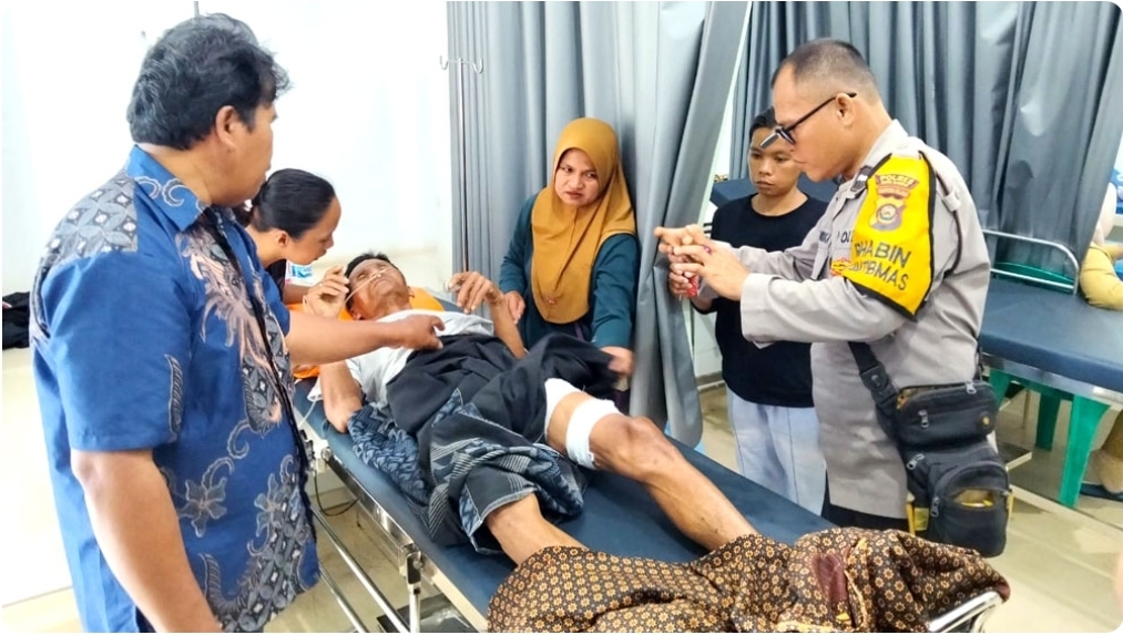 Diserang Buaya Saat Cari Rumput, Petani di Musi Rawas Alami Luka Serius