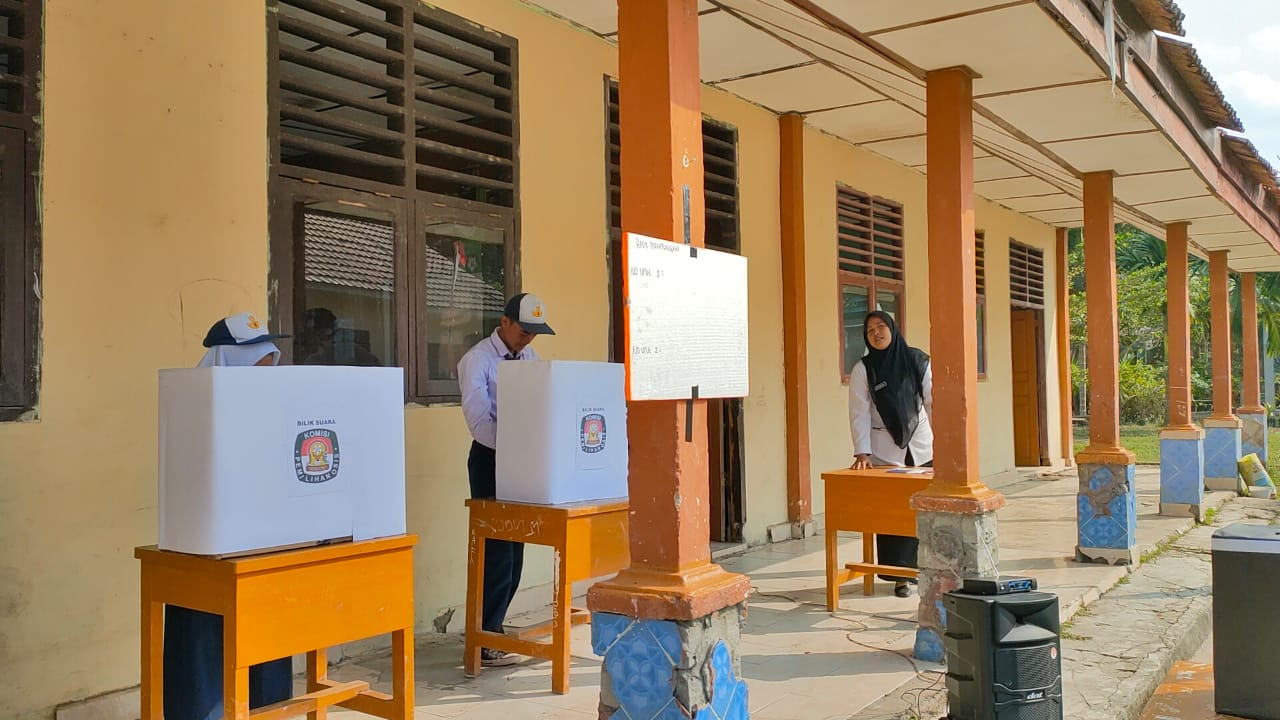 Implementasi P5 Kurikulum Merdeka, SMPN 4 Bayung Lencir Latih Siswa Berdemokrasi Melalui Pemilihan Ketua Osis
