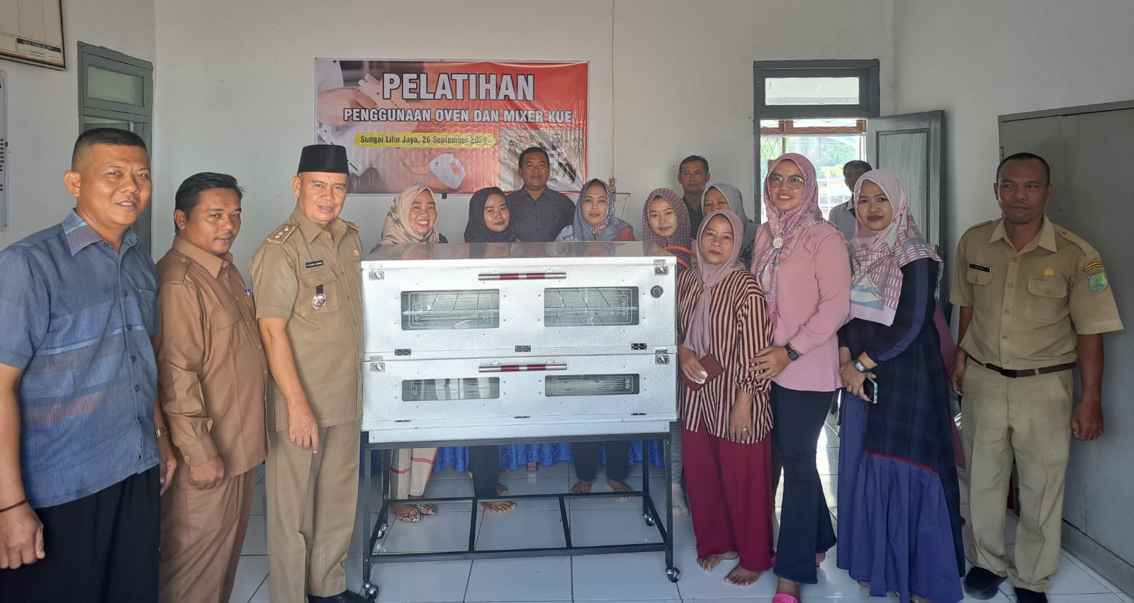 Program Pemberdayaan Masyarakat, Kelurahan Sungai Lilin Jaya Gelar Pelatihan Pembuatan Kue