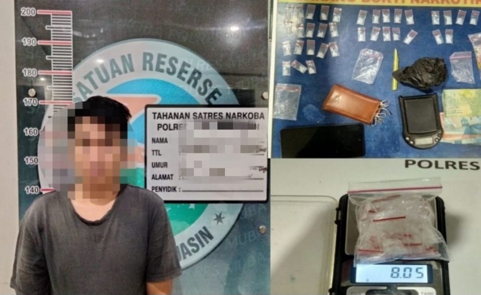 Pengedar Narkoba di Keban 1 Diamankan Polisi, Berikut Barang Bukti yang Ditemukan