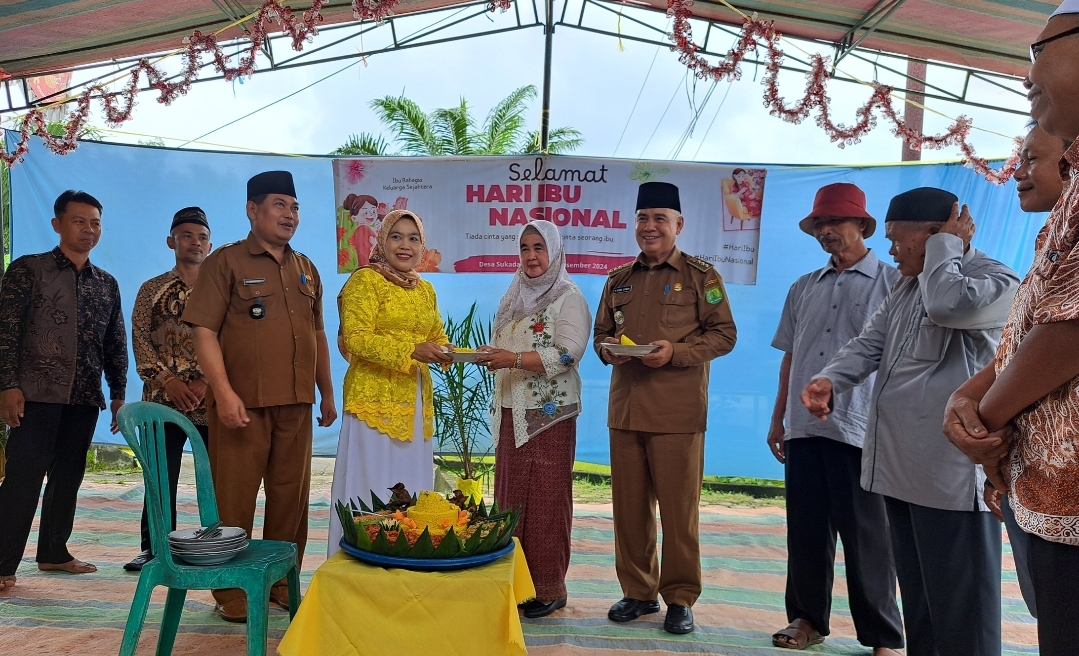 Meriahnya Peringatan Hari Ibu di Desa Sukadamai Baru Sungai Lilin