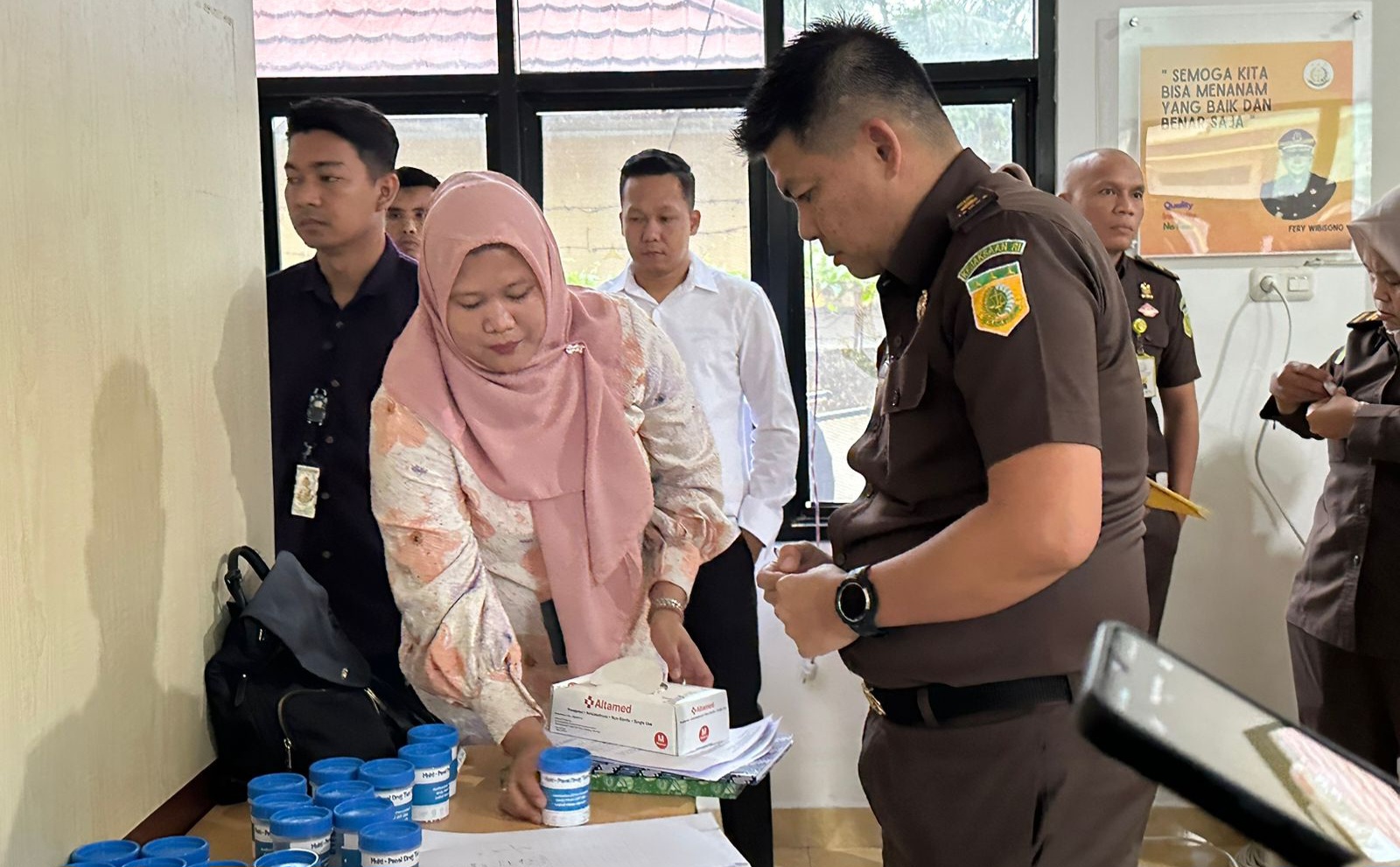 Puluhan Pegawai Kejari Muba Mendadak di Tes Urine, Ini Tujuannya