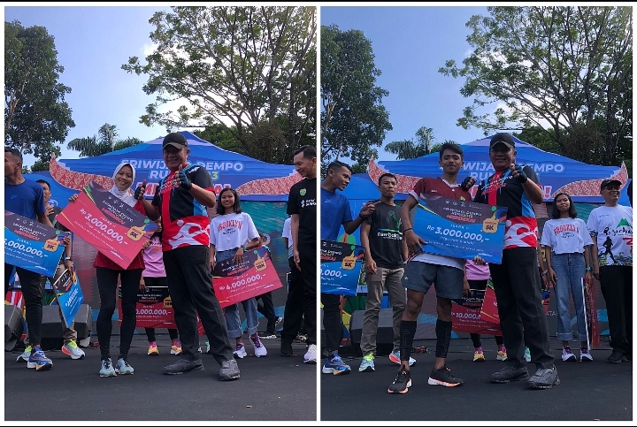 Dua Atlet Muba Sabet Medali Perak Pada Event Sriwijaya Dempo Run 2023
