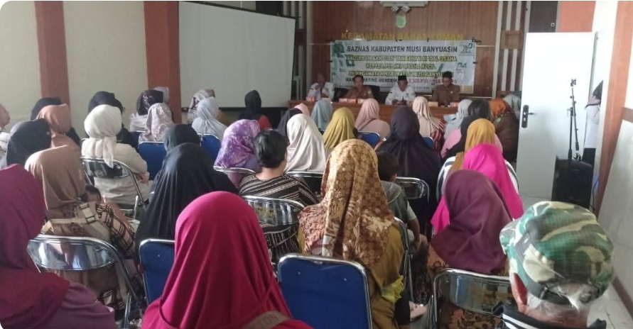 BAZNAS Muba Salurkan Bantuan Rp2,5 Juta untuk 66 Pelaku UMKM di Babat Toman