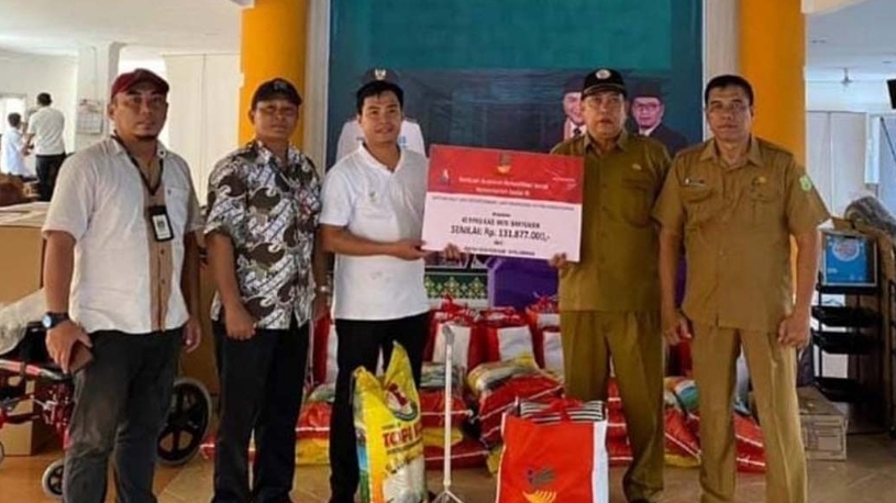 45 Warga Rentan di Muba Dapat Bantuan Sembako dan Program Kewirausahaan Dari Kemensos RI