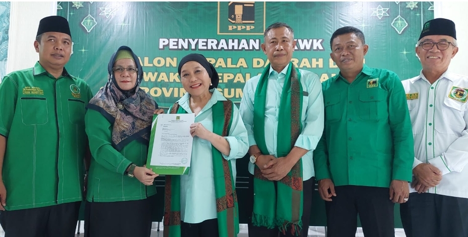 Lucianty dan Syaparuddin Dapat Dukungan Partai PPP, Makin Mantap Maju Pilkada Kabupaten Muba Tahun 2024