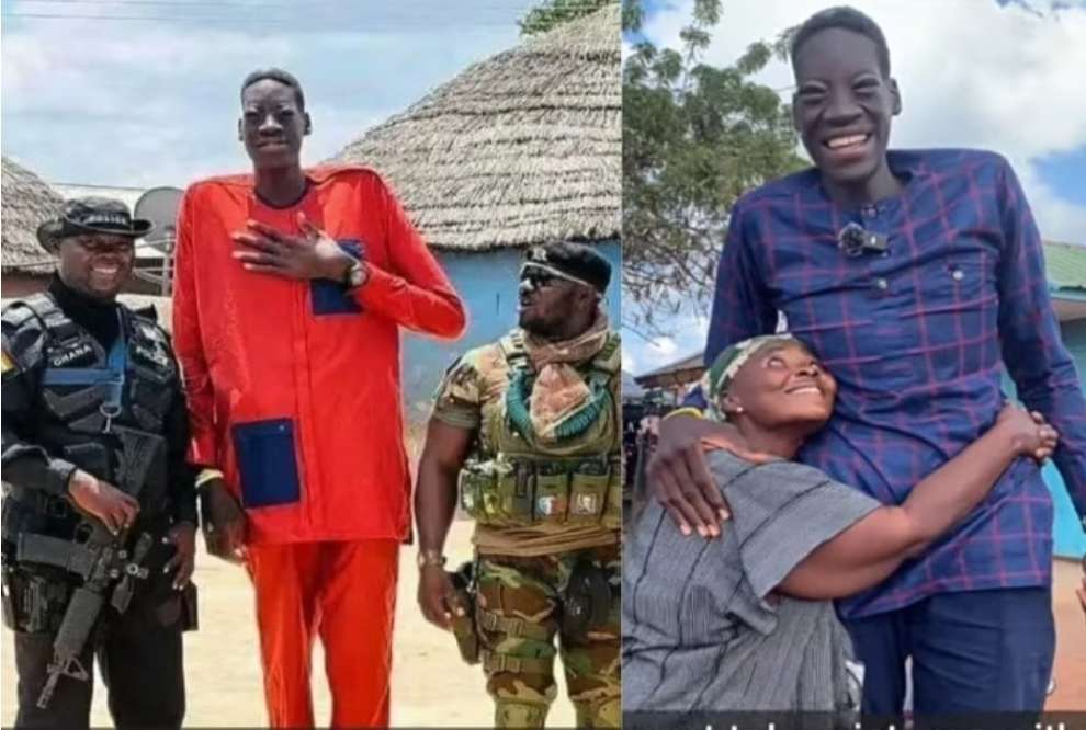 Luar Biasa! Pemuda Asal Ghana Dijuluki Manusia Tertinggi di Dunia, Tinggi Badan Mencapai 3 Meter