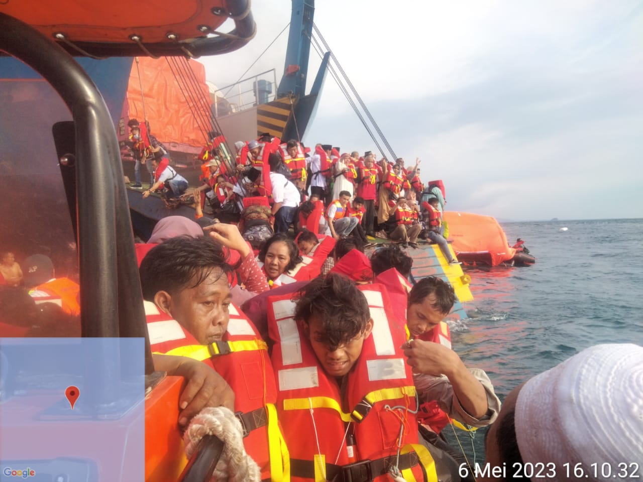 Detik-detik Mencekam Kapal Feri KMP Royce 1 Terbakar di Perairan Selat Sunda, Begini Kondisi Seluruh Penumpang