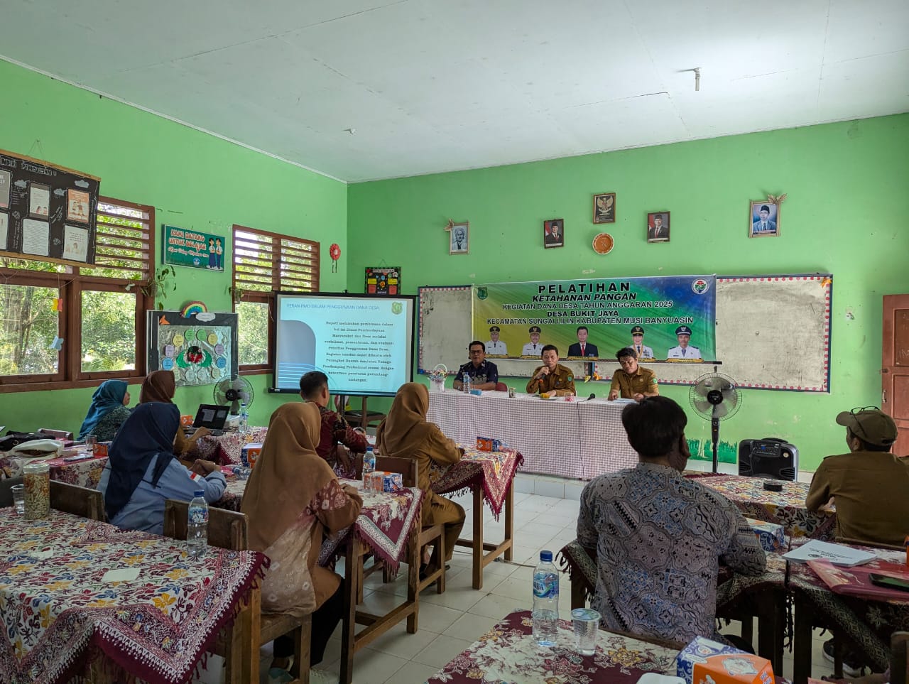 Pemdes Desa Bukit Jaya Gelar Pelatihan Ketahanan Pangan 