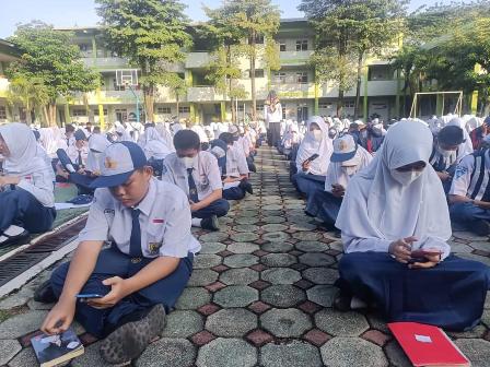 SMPN 6 Unggul Sekayu, Gelar Simulasi CBT