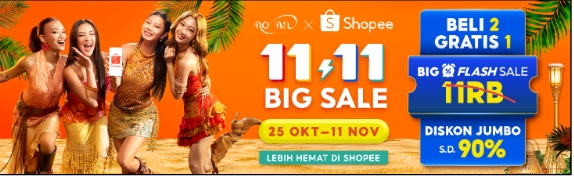 Shopee 11.11 Big Sale Makin Meriah bersama no na, Perpaduan Musik dan Belanja yang Penuh Kejutan!
