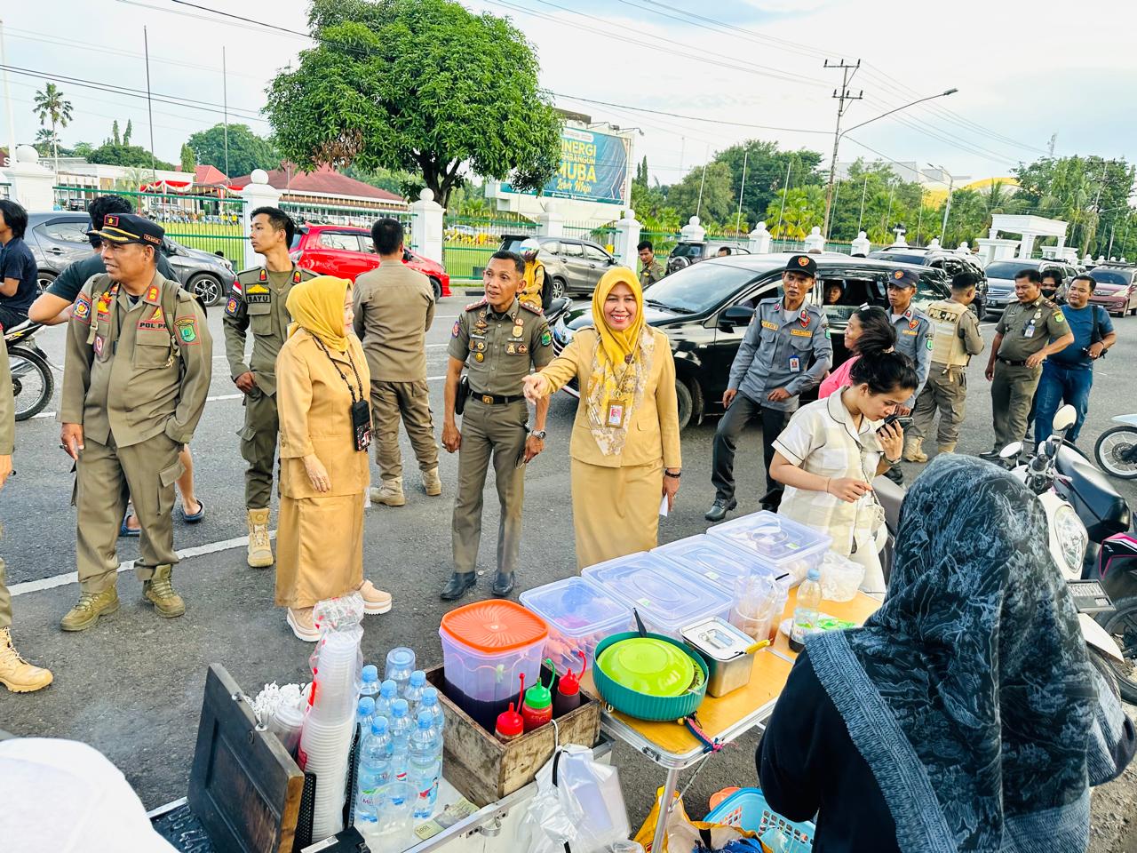 Pemkab Muba Sosialisasikan Penataan dan Penertiban Pedagang Kuliner