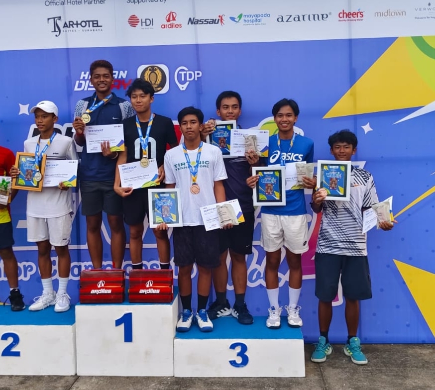 Jackquilynn Zavio Audrey Yoza Raih Prestasi Gemilang Pada Kejurnas Tenis Disway ke-4 Surabaya