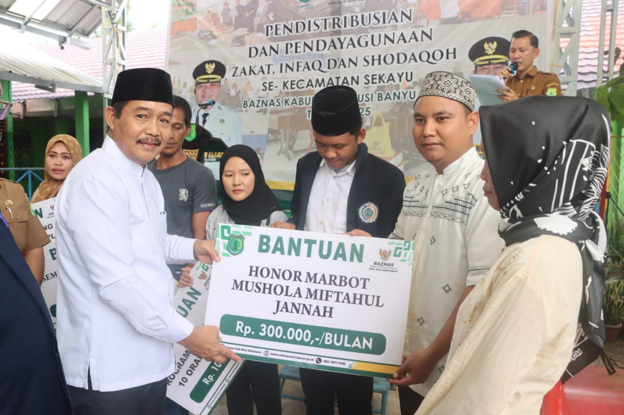 Pemkab Muba – BAZNAS Salurkan Bantuan ZIS 2025 untuk Warga Sekayu
