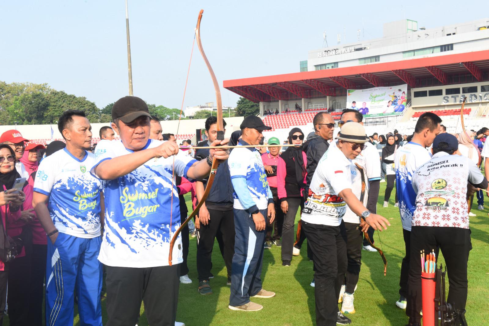Gubernur Harapkan Para Atlet Provinsi Sumsel Sukses Dulang Prestasi Diajang Pornas Korpri dan Fornas 2025