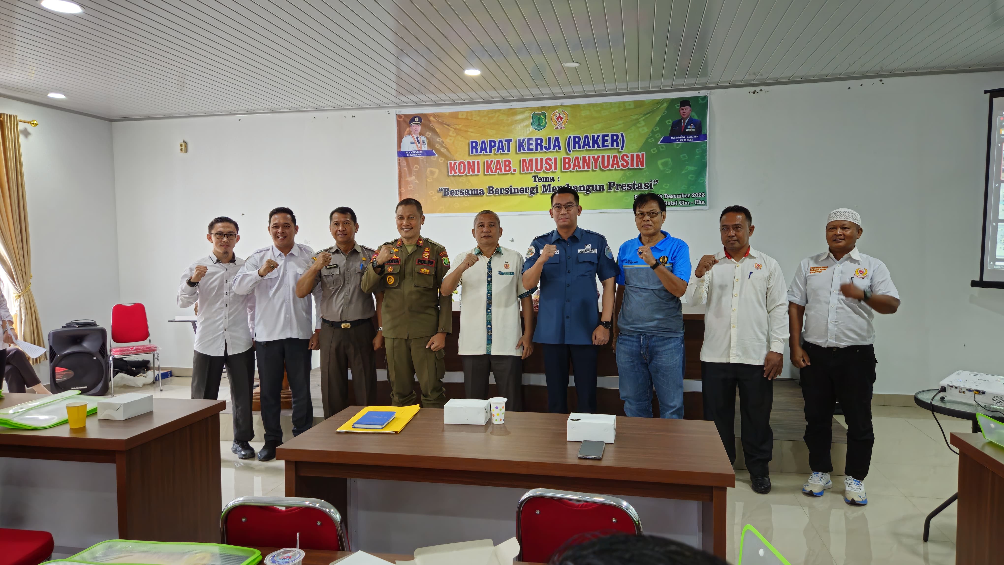 Rapat Kerja KONI Kabupaten Muba Bahas Persiapan Porprov 2025