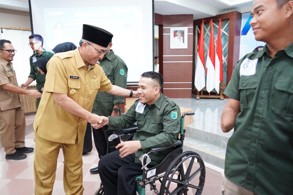 Pengurus PPDI dan LLI di Muba Resmi Dikukuhkan, Pj Bupati: Investor di Muba Wajib Serap Tenaga Kerja Disabilit