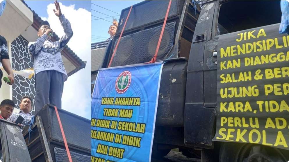 Momen Hardiknas, Ribuan Guru Musi Rawas Gelar Aksi di PN Lubuk Linggau, Minta Guru PJOK Dibebaskan