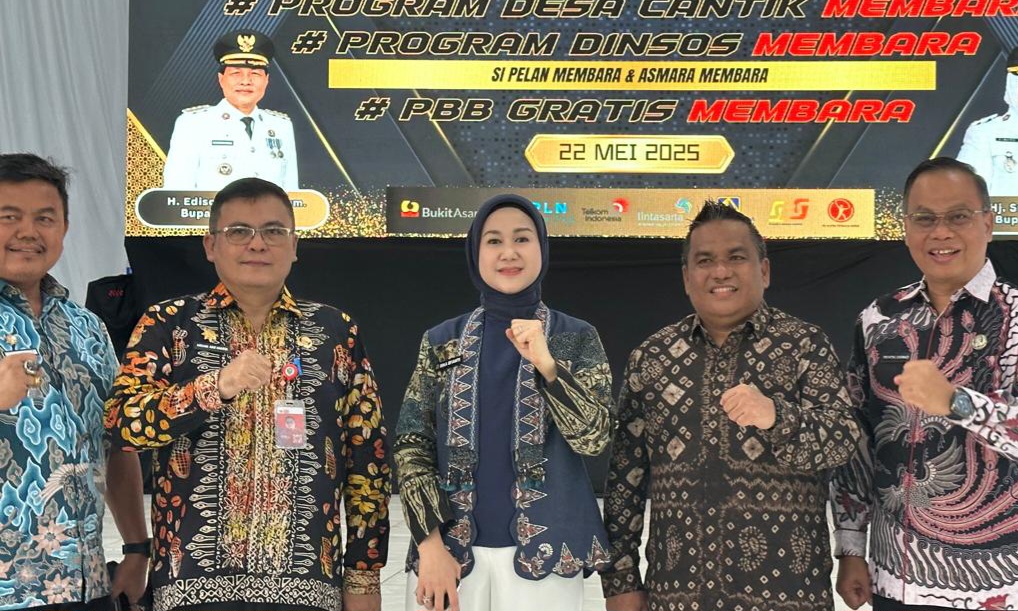 Kadis Kominfo Muba Hadiri Peluncuran Desa Digital dan Desa Cinta Statistik Muara Enim