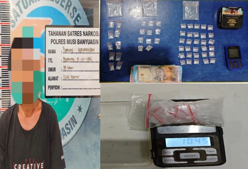 Diduga Tengah Edarkan Narkoba di Desa Ulak Teberau, Seorang Pria Diamankan Polisi