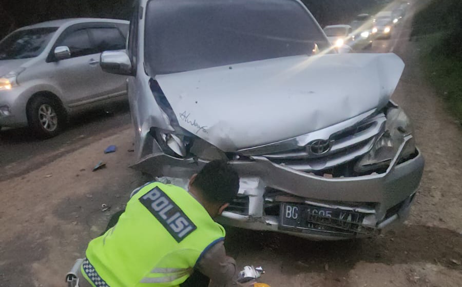 Kecelakaan Beruntun di Jalintim Muba, Empat Kendaraan Terlibat Tanpa Korban Jiwa