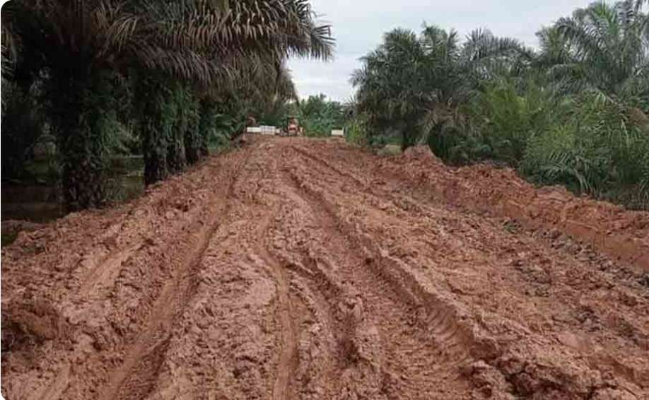 Menyedihkan, Akses Jalan Penghubung Antar Kecamatan di Muba Ini Rusak Parah, Belum Ada Perhatian 